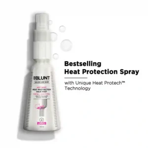 BBLUNT Hot Shot Heat Protection Hair Mist with Grape Seed Oil & Provitamin-B5 To Prevent Damage